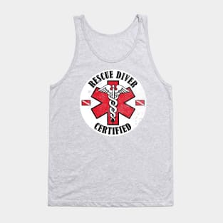 Rescue Diver Certified (Distressed) Tank Top